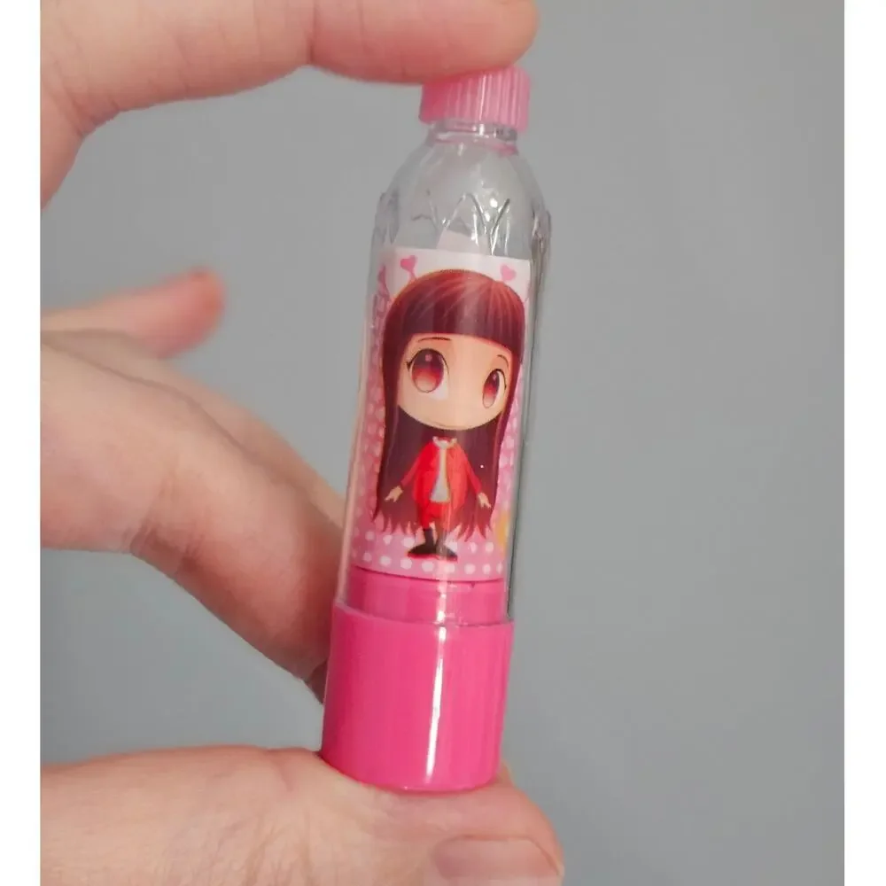 Baolishi Strawberry Lip Balm Mini Soda Bottle Kawaii Asian Beauty NEW
